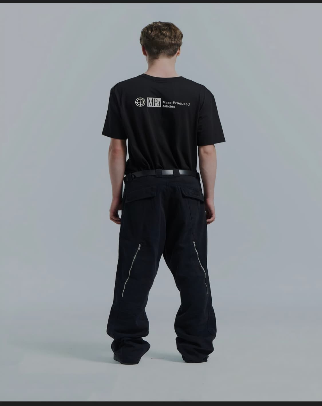MPa Wave Zipper Pants - Black 상품이미지3