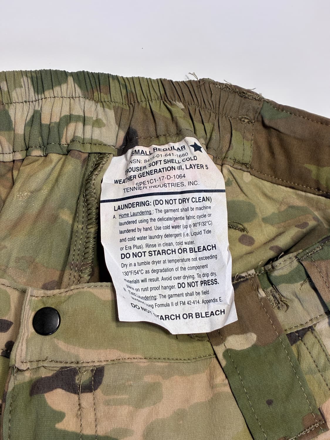 미군 오리지날 소프트쉘 팬츠 상품이미지3