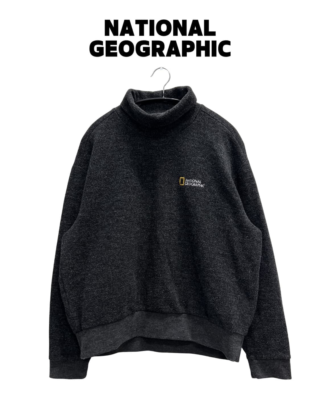 (S) 내셔널지오그래픽 터틀넥 니트 맨투맨 상품이미지1