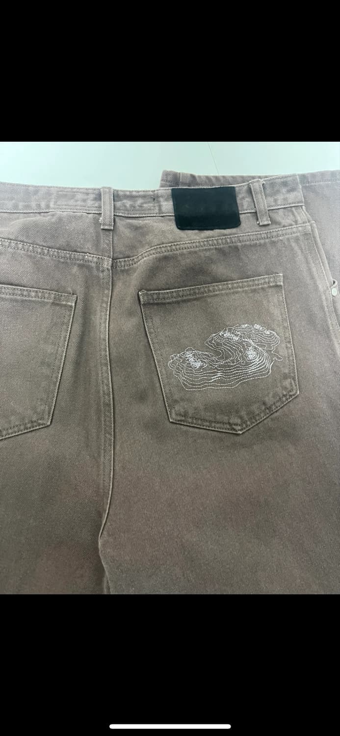 스웨이드 CONTOUR POCKET 데님 브라운 상품이미지3