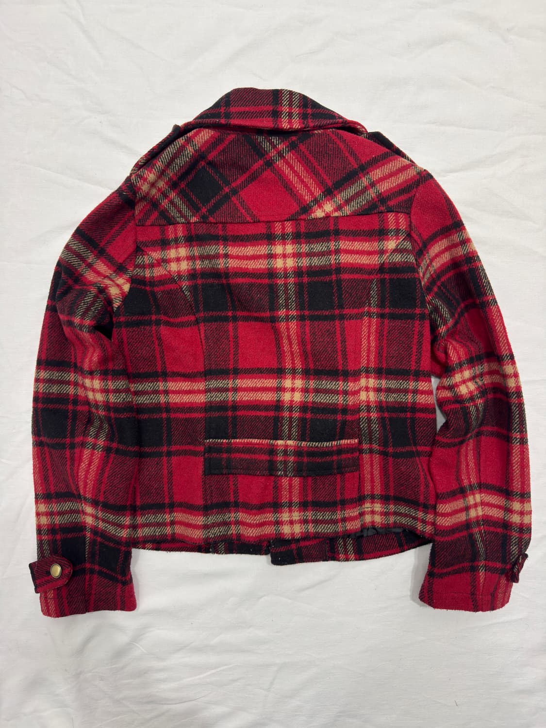 napoleon red check wool jacket 상품이미지2