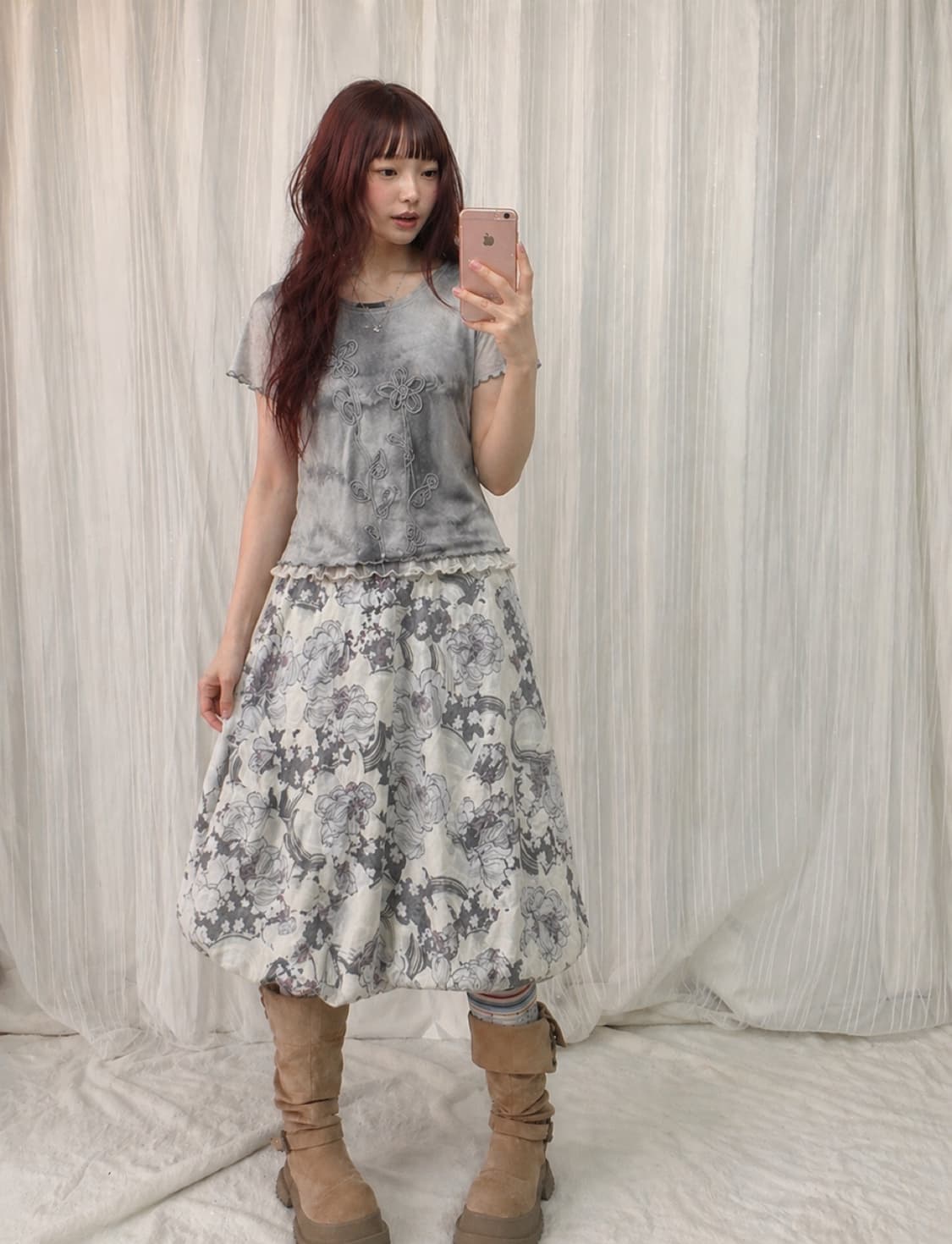 그레이 톤 코디 set 상품이미지1