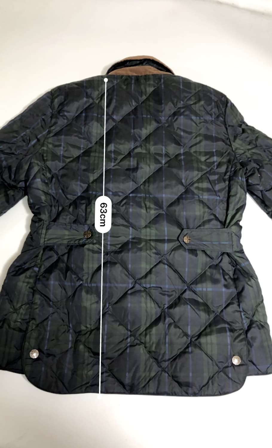 Merc 머크런던 타탄체크 퀄팅 점퍼 s 상품이미지8