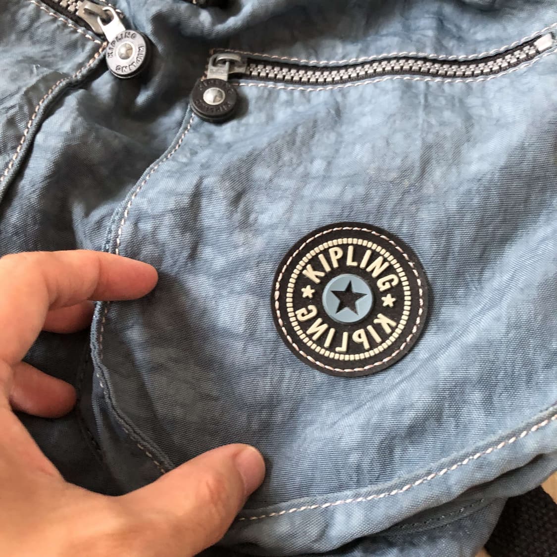 (ONE SIZE) 키플링 KIPLING 복조리 백팩 미들사이즈 블루 상품이미지2