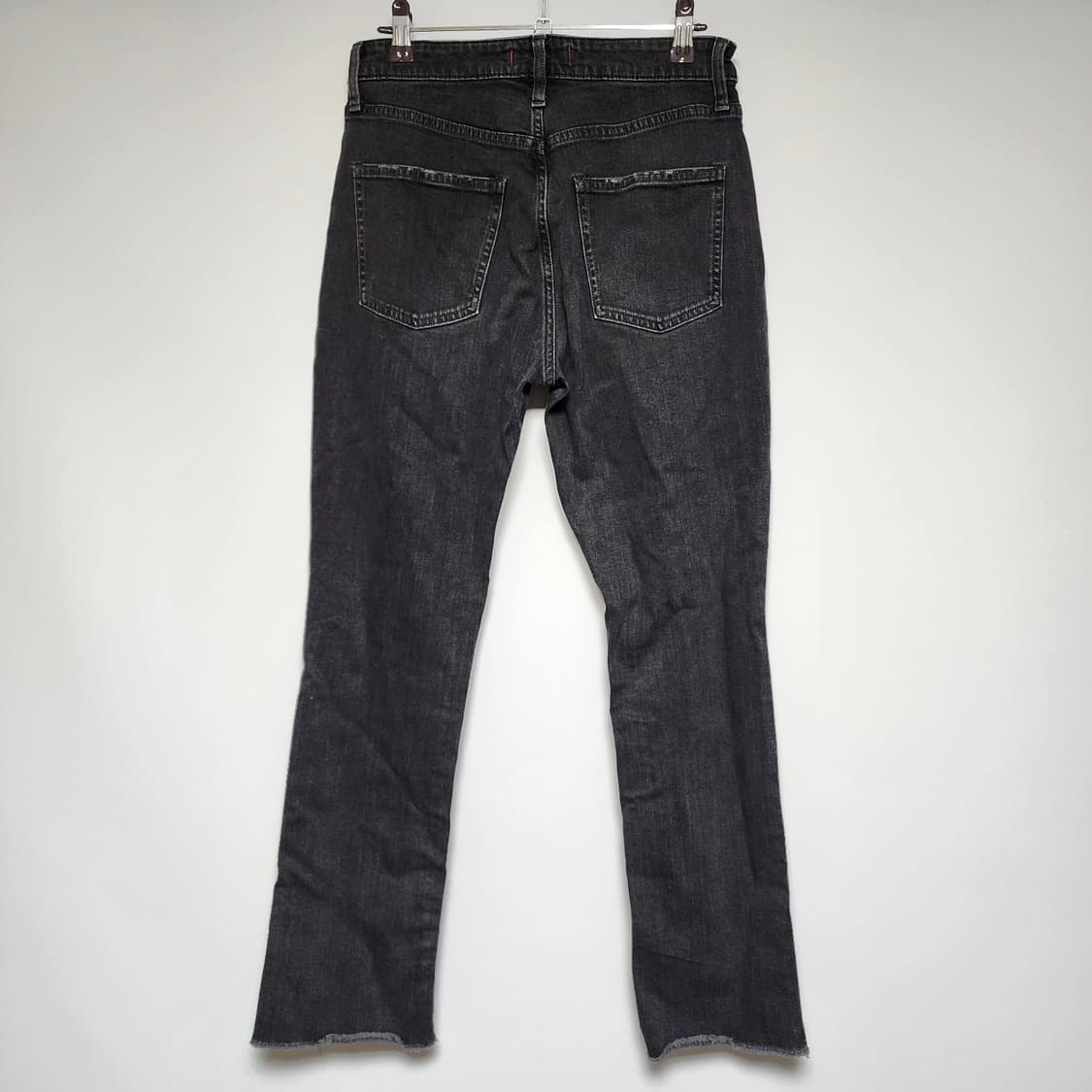 Beams 빔즈 x 레드카드 절개 흑청데님팬츠 상품이미지3