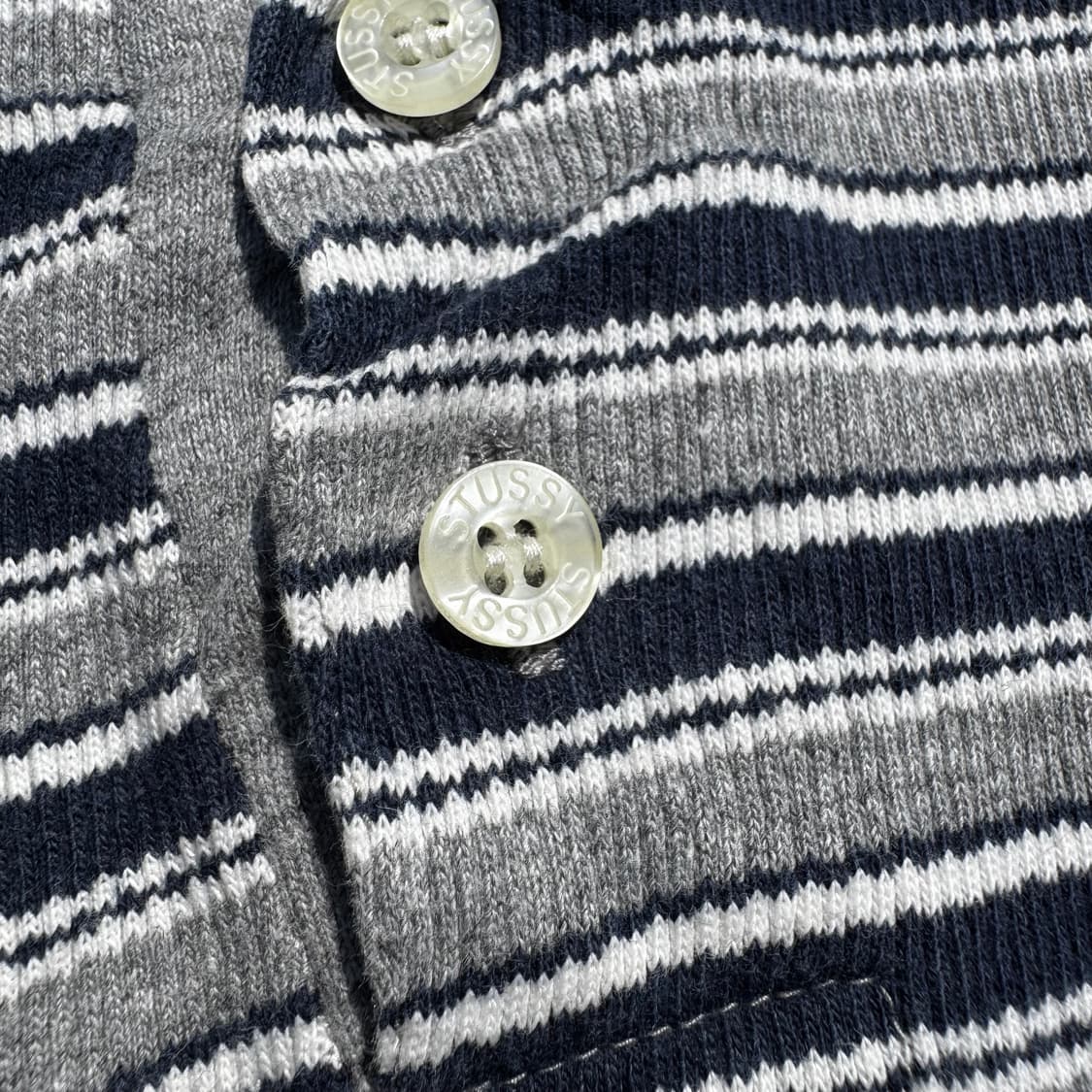 [XL] 90s Stussy 스투시 단가라 카라 긴팔티 상품이미지7