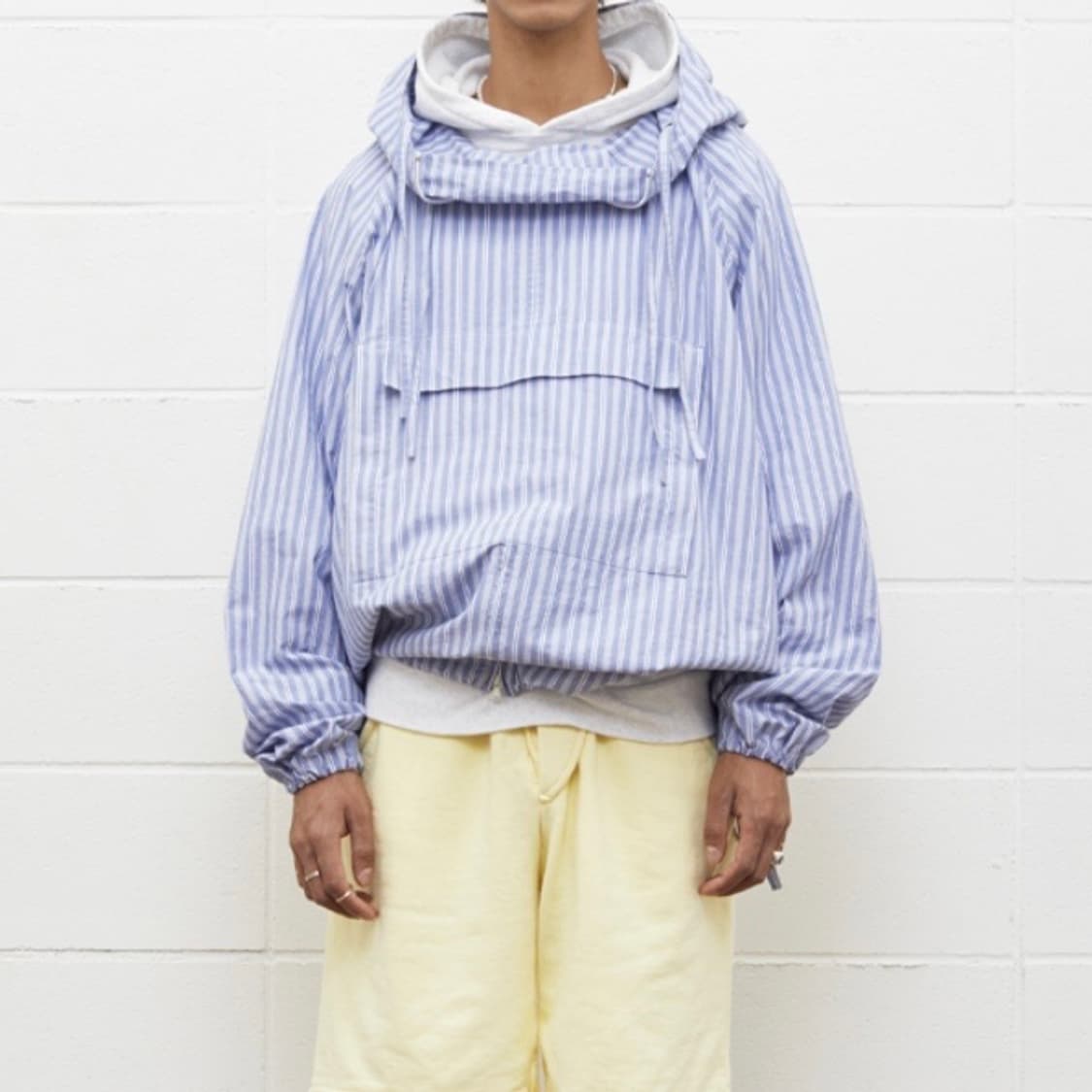 unused 언유즈드 stripe pullover jacket 상품이미지1