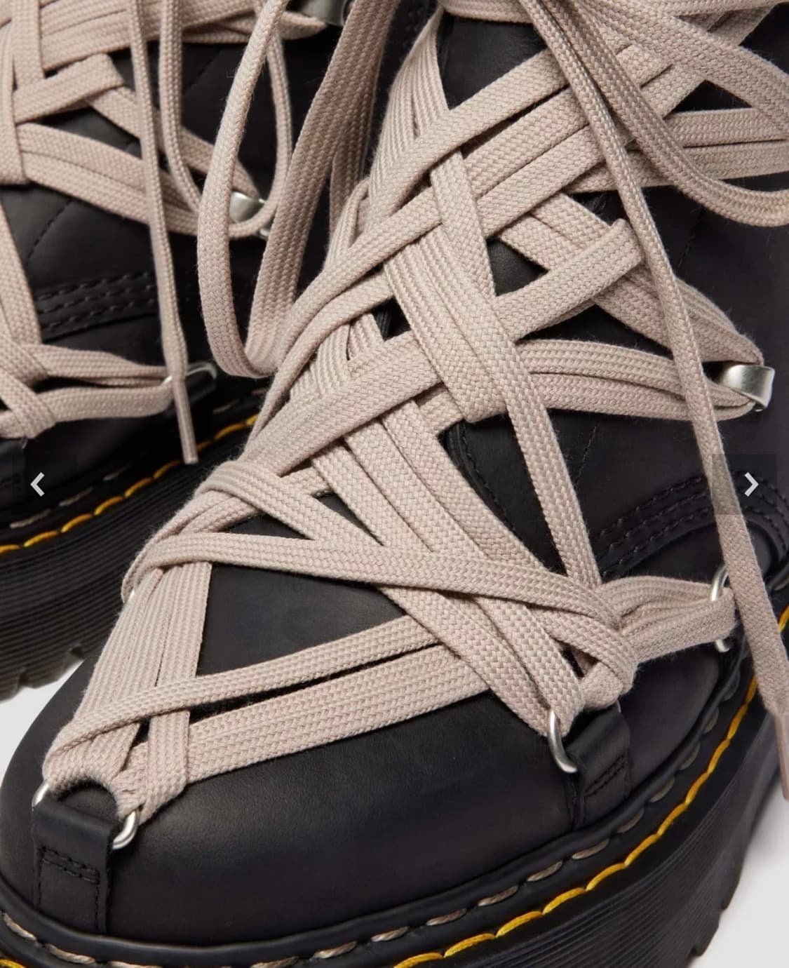 [255]릭오웬스 x 닥터마틴 25fw 1460 쿼드 솔 메가레이스 상품이미지4