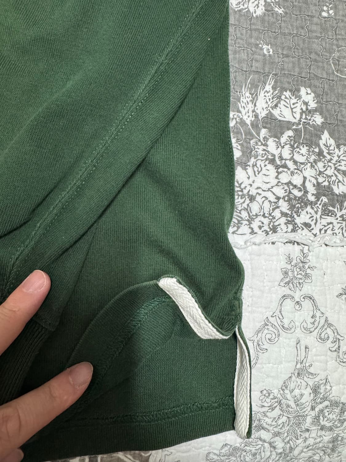 폴로 랄프로렌 럭비 셔츠 L 올리브 그린 상품이미지5