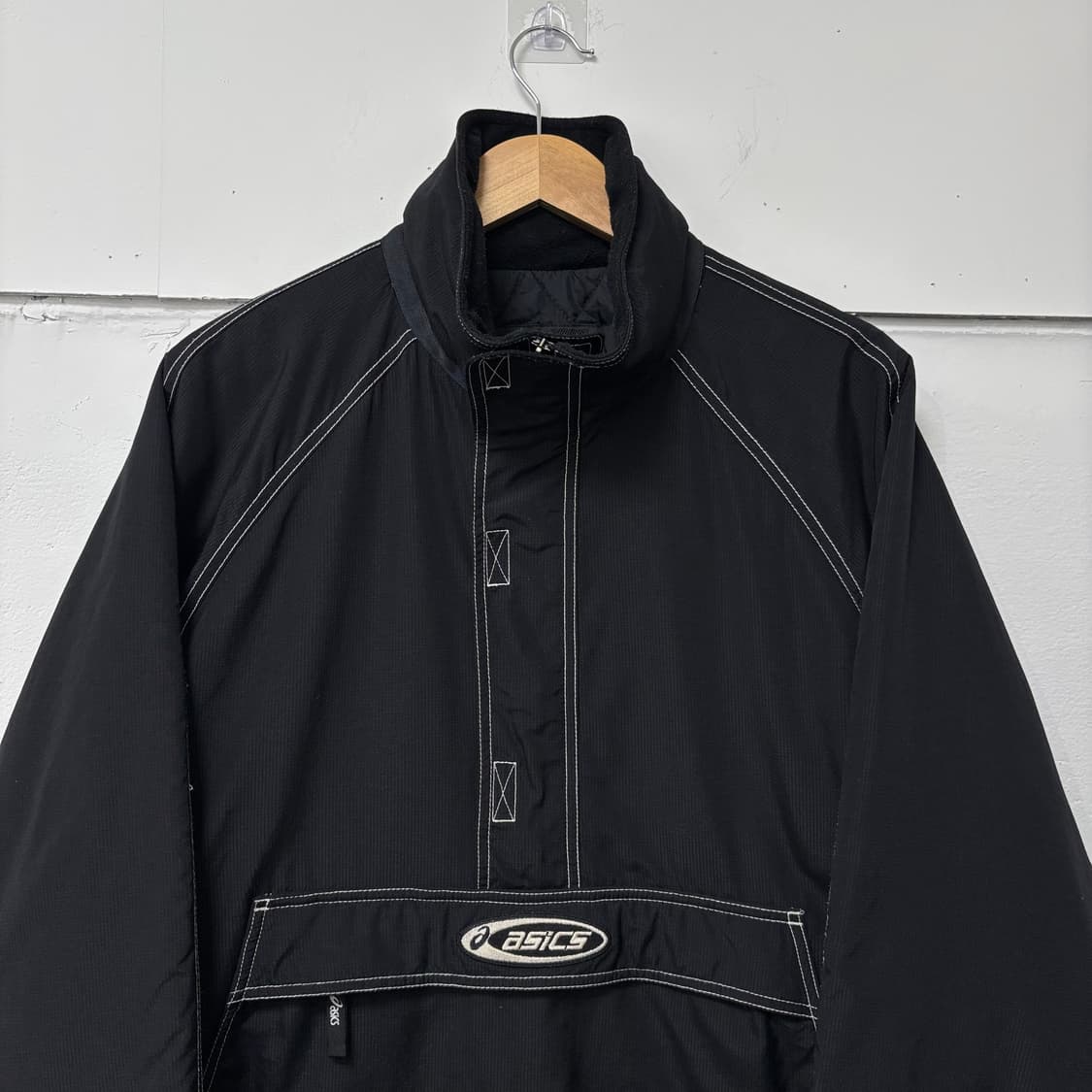 아식스 블랙 올드스쿨 누빔 아노락  상품이미지2