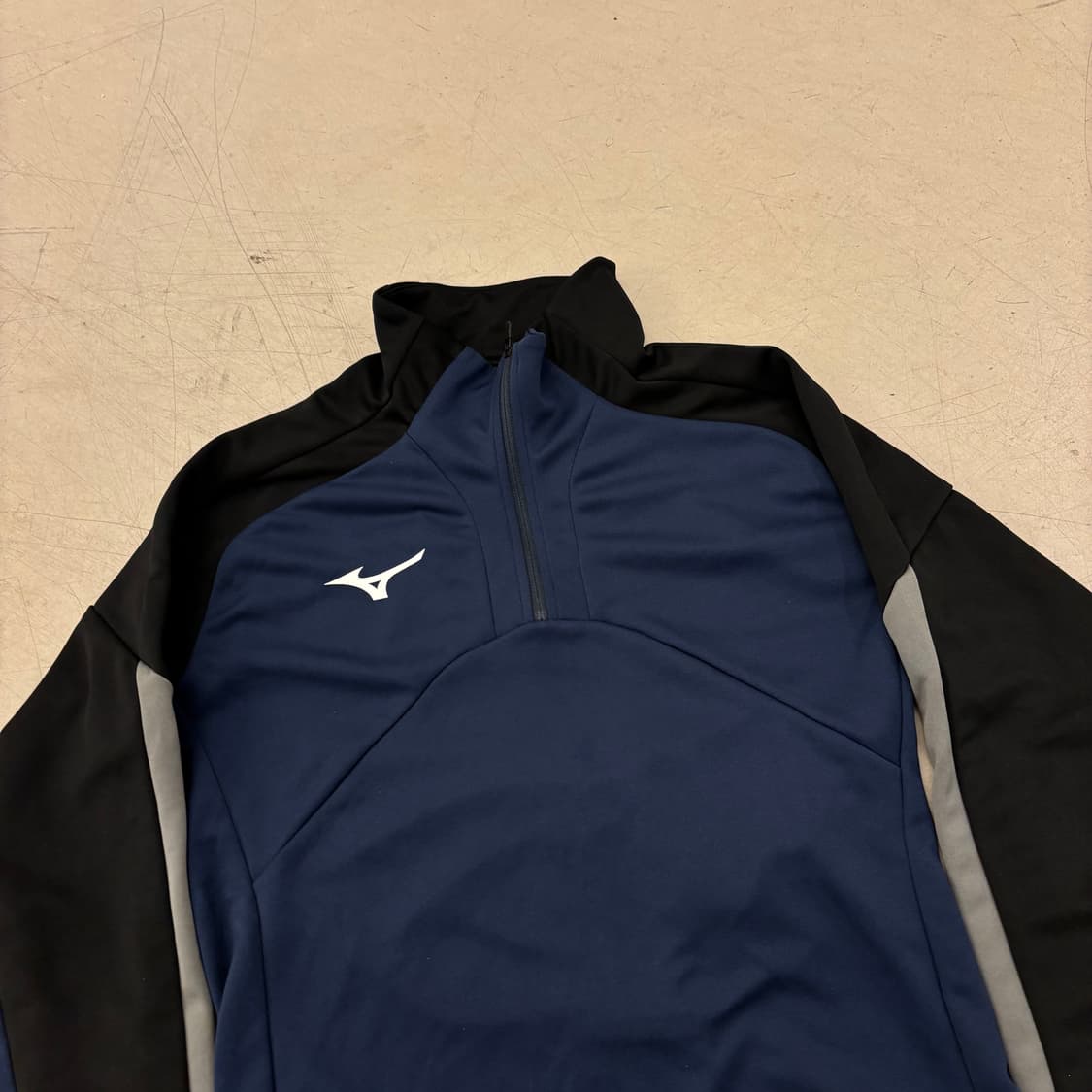 미즈노 투톤 스포티 쿼터 집업 트랙탑 상품이미지2