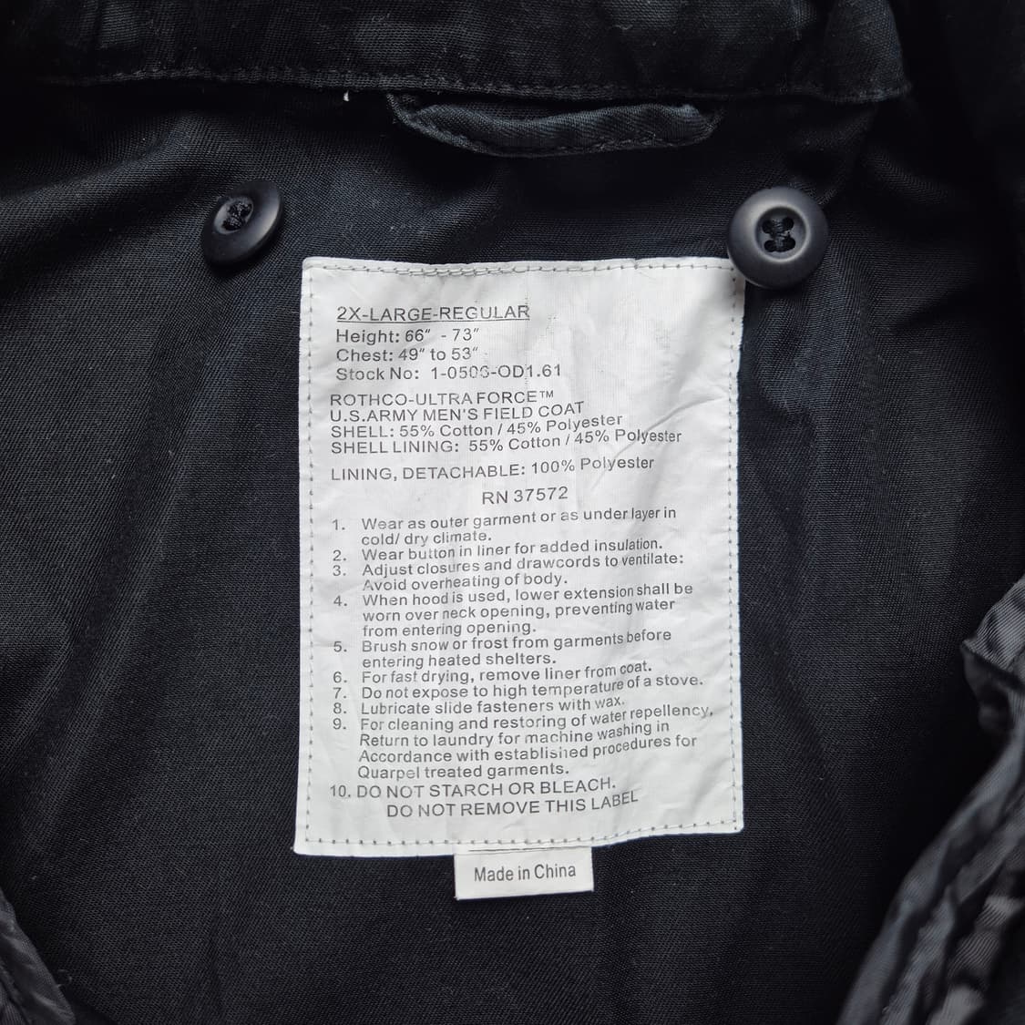 [XXL] 로스코 M-65 필드자켓 상품이미지9