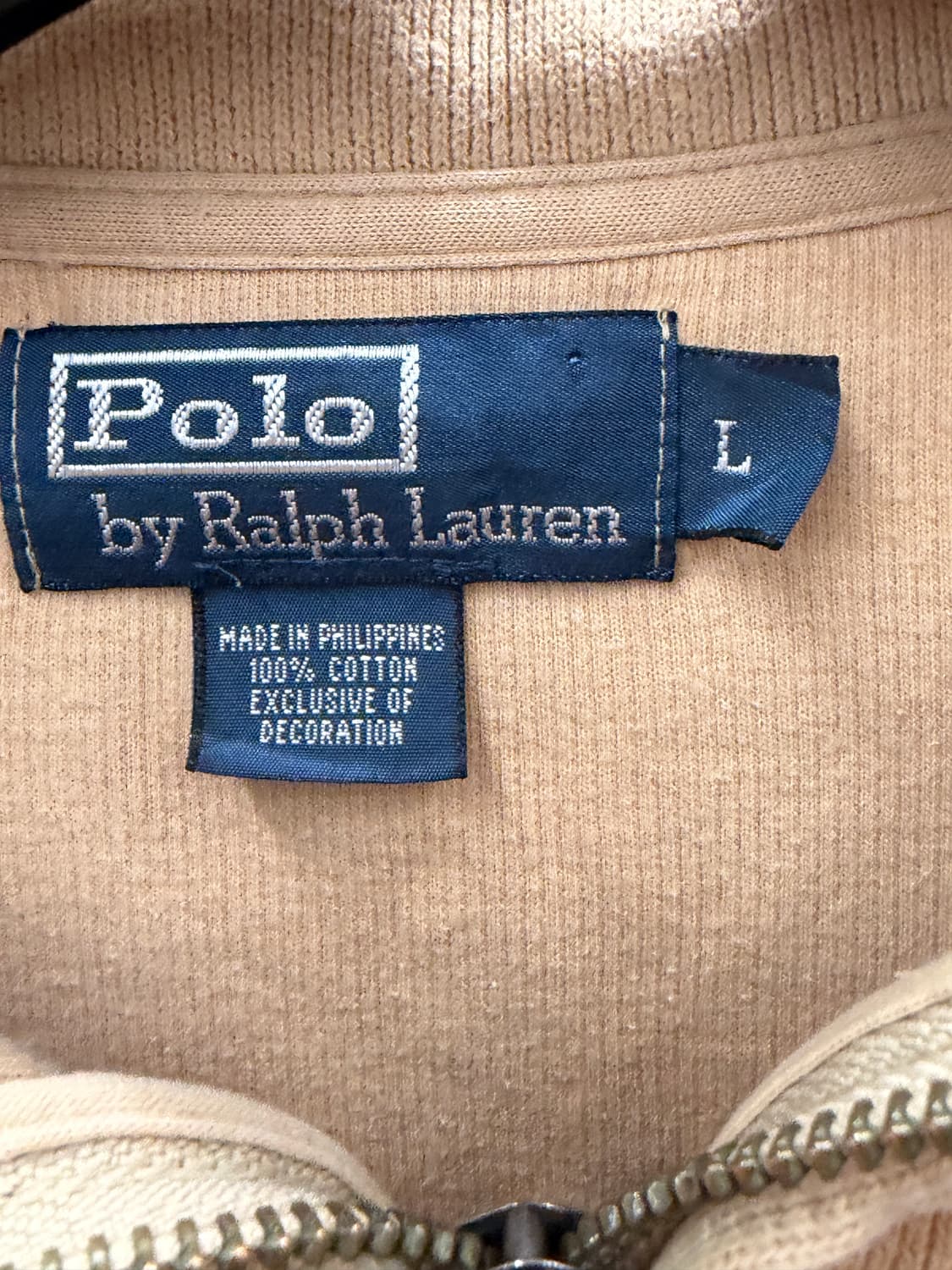 폴로 랄프로렌 니트 하프 집업 L 상품이미지3