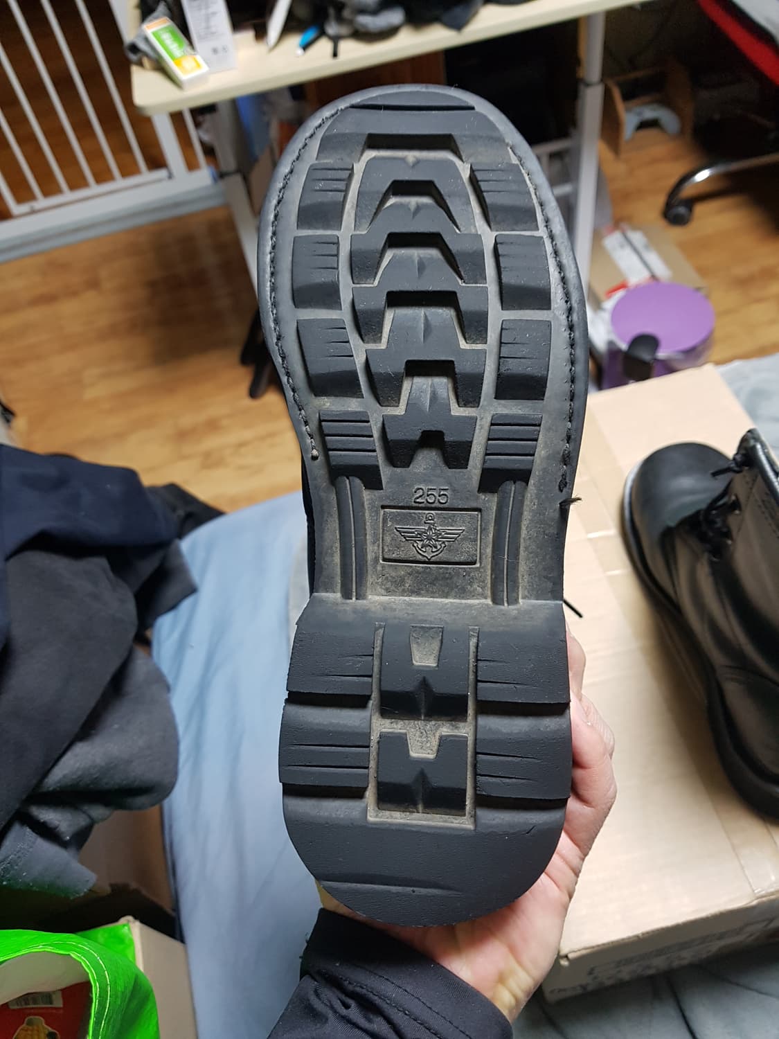 개선 봉합식 전투화 군화 255M 판매 상품이미지4