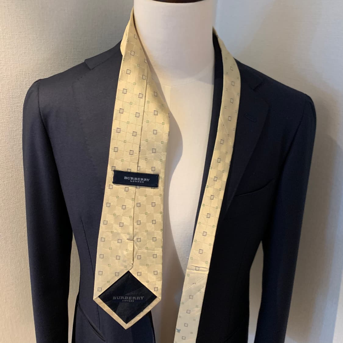 버버리(BURBERRY) 명품 100실크넥타이 A+등급 심플로고 상품이미지2