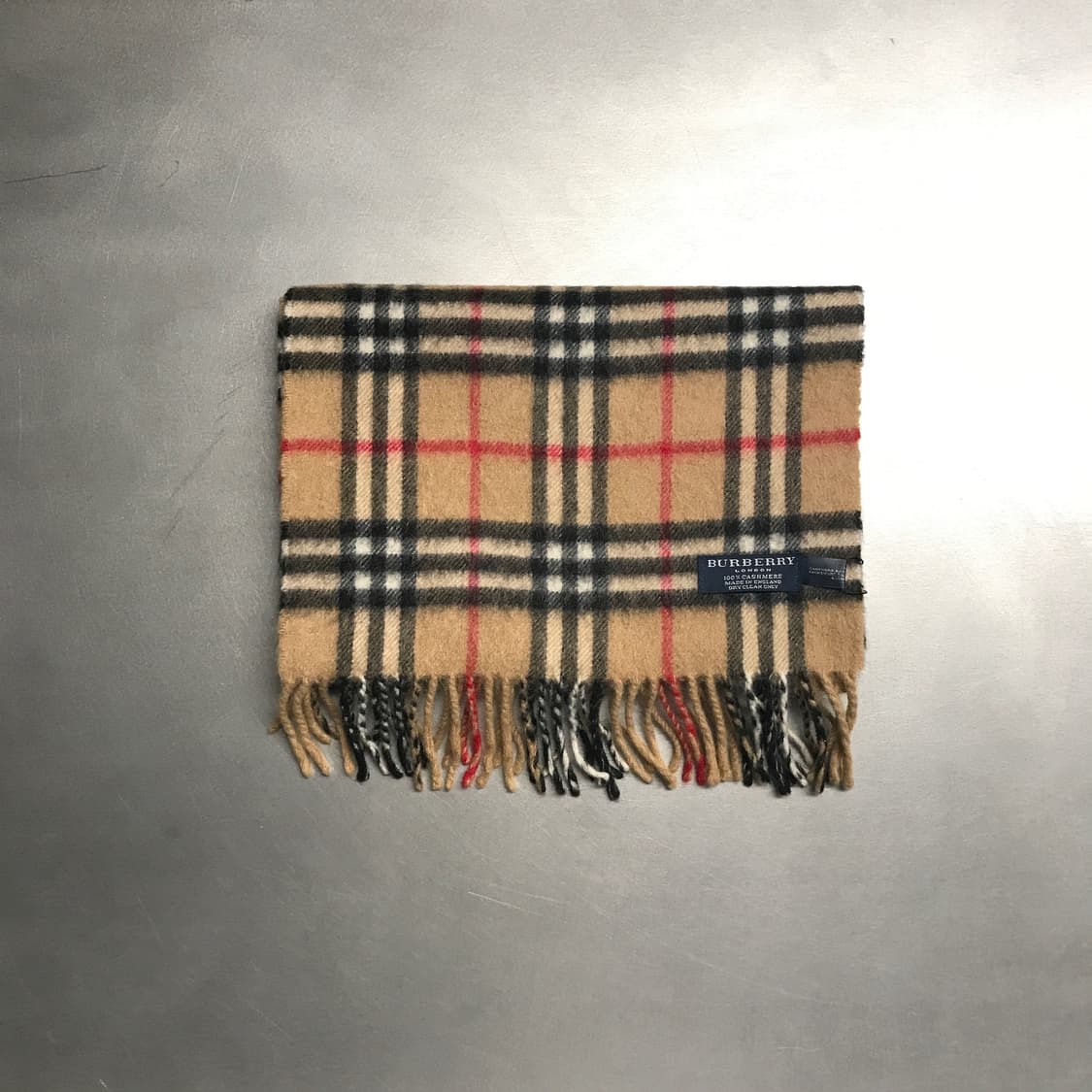 버버리 정품 캐시미어 머플러 베이지 상품이미지2
