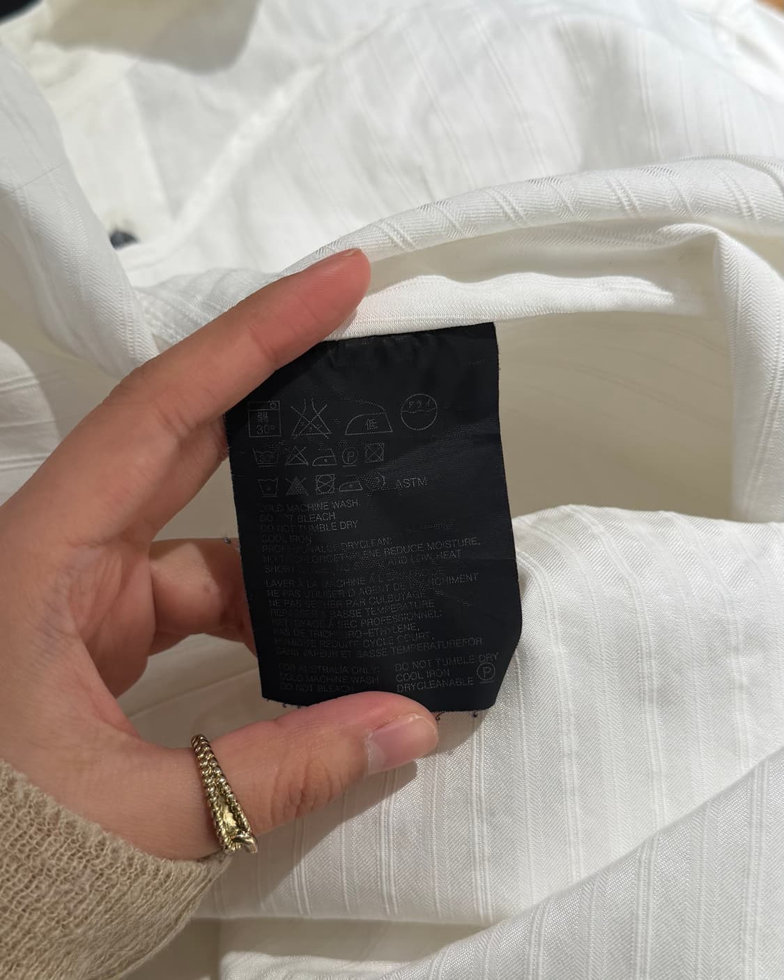 질샌더 화이트 스트라이프 셔츠 상품이미지9