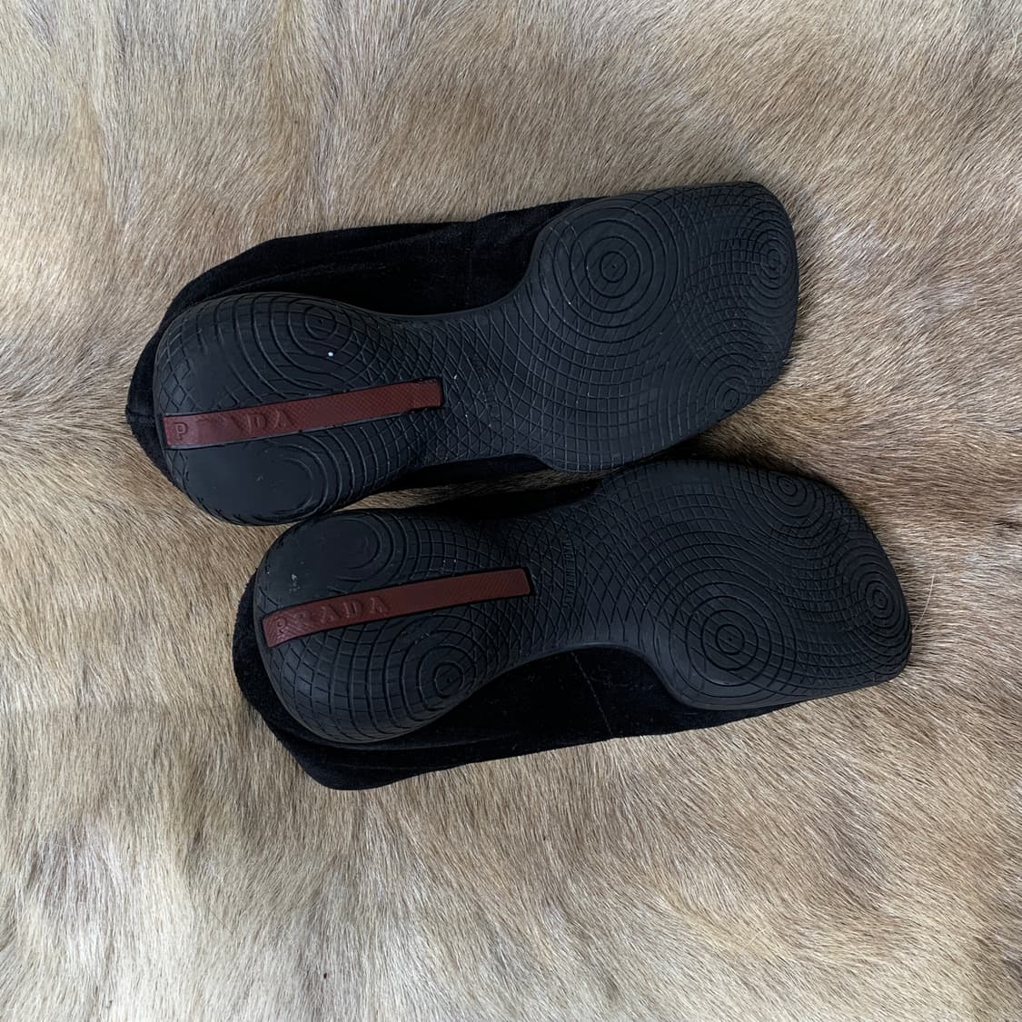*레어* 프라다 스포츠 스퀘어토 스웨이드 슈즈 상품이미지7