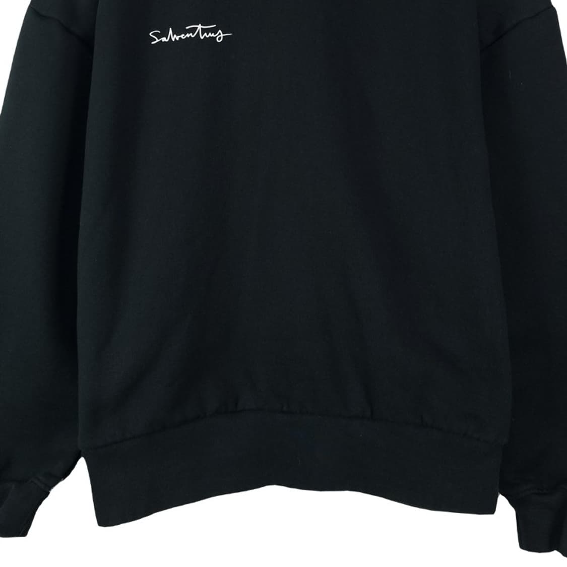 [자라] 그래픽 프린팅 오버핏 맨투맨 블랙 M18656 상품이미지5