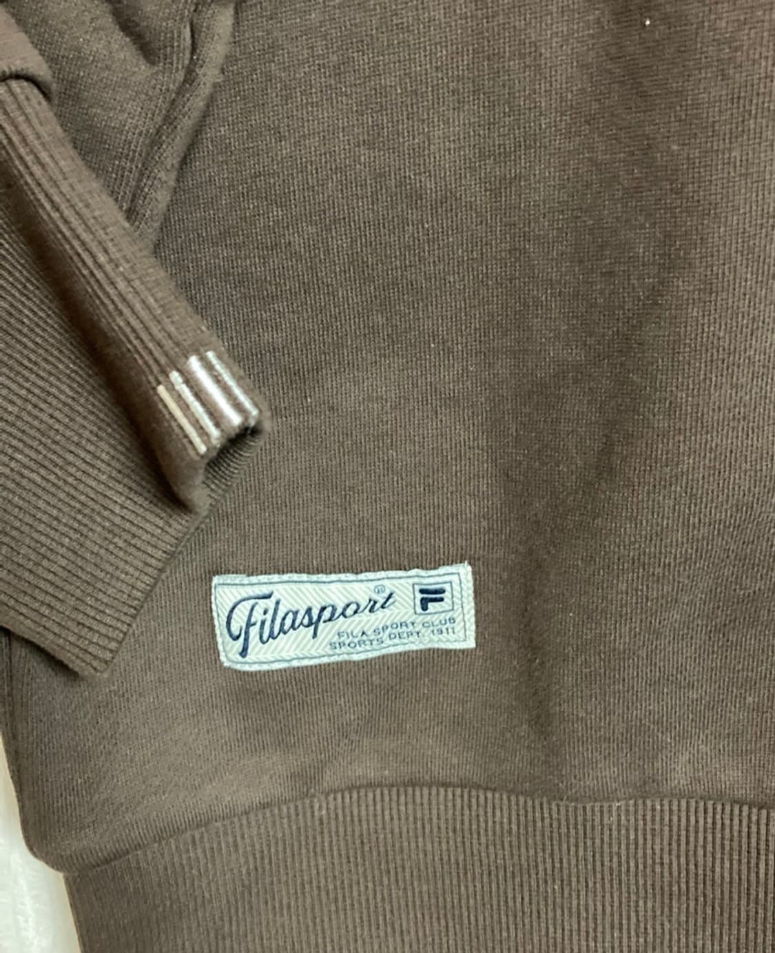 FILA휠라 초코맛 럭비 맨투맨/강민경,한소희착용 상품이미지5