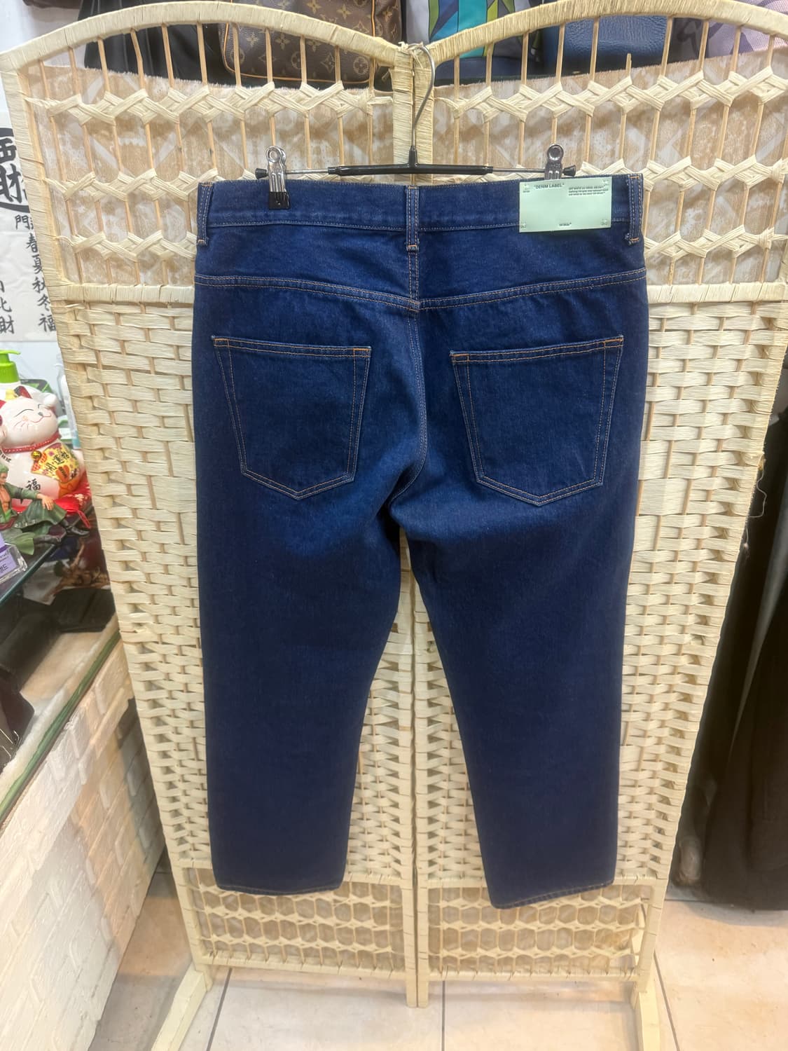 34 정품 오프화이트 DO NOT REMOVE 데님팬츠 팝니다 상품이미지8