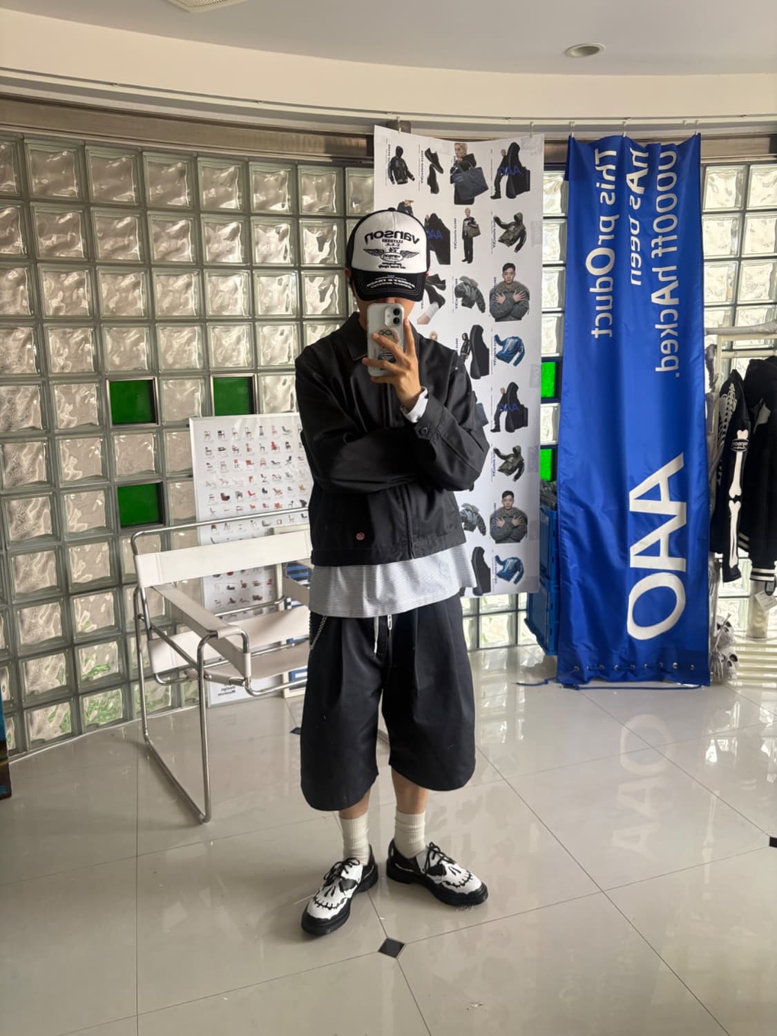 2TUCK WIDE BAGGY SHORTS 버뮤다 팬츠 상품이미지4