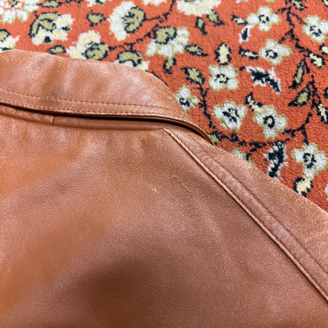 [100] 소르젠떼 양가죽 빈티지 브라운 가죽자켓 상품이미지10