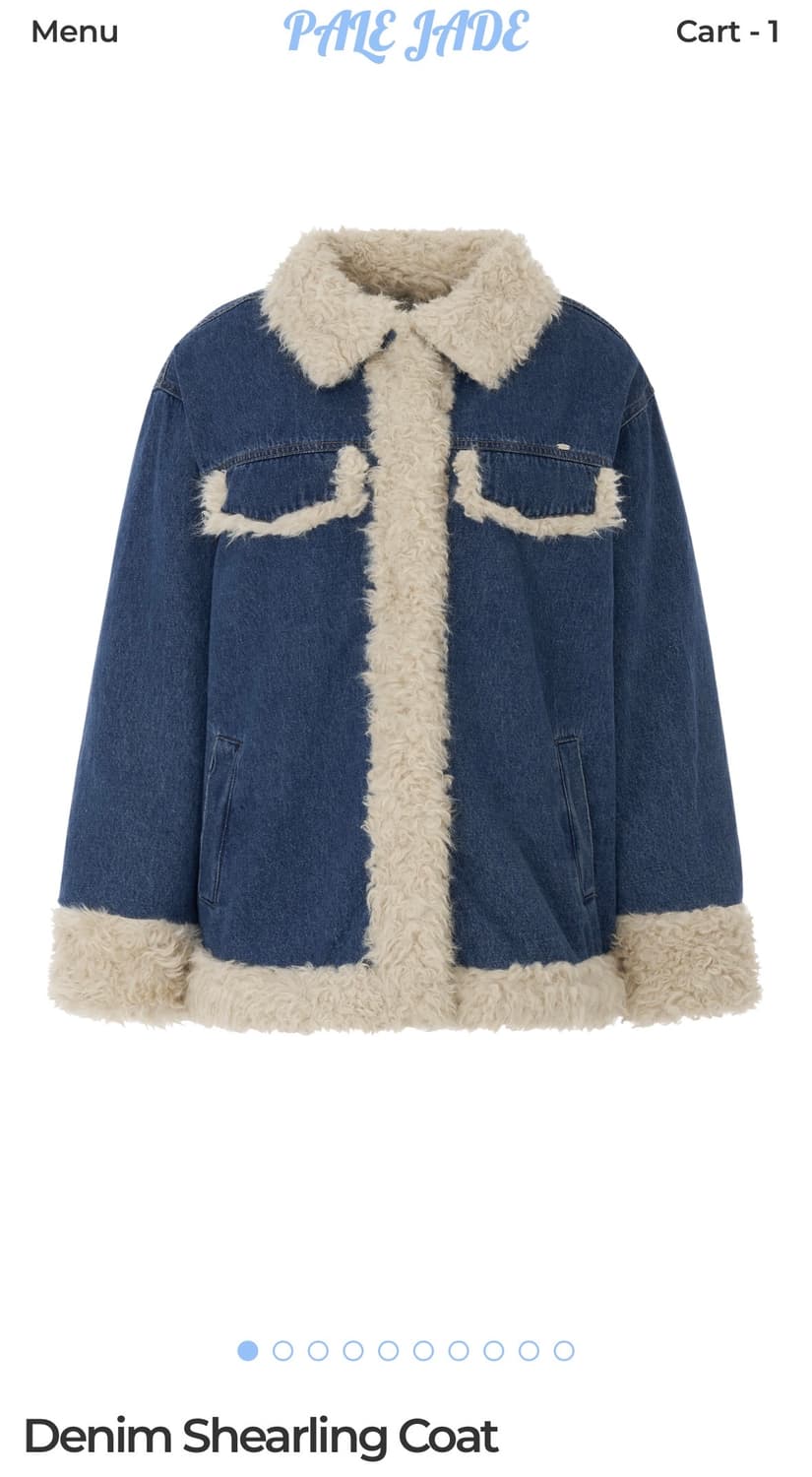 페일제이드) Denim Shearling Coat F 상품이미지1