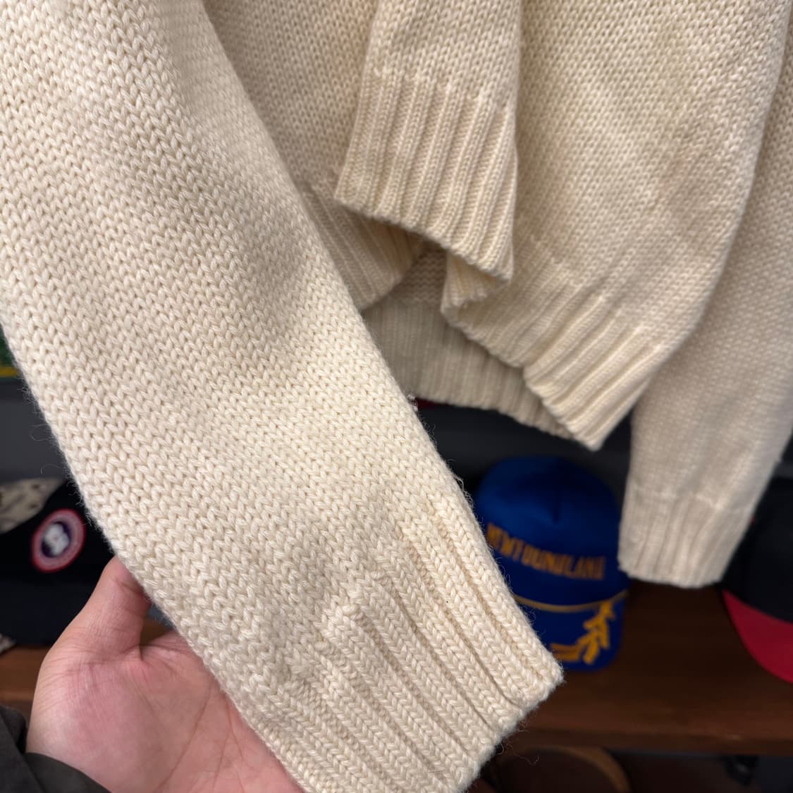 90s J.CREW 제이크루 프레피 크리켓 니트 클래식 N37 상품이미지5