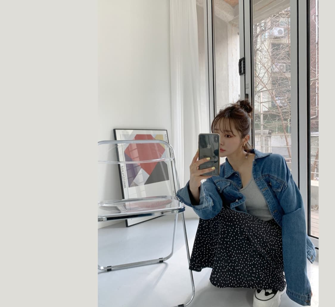 데얼쉬이즈 데님 청자켓 상품이미지1