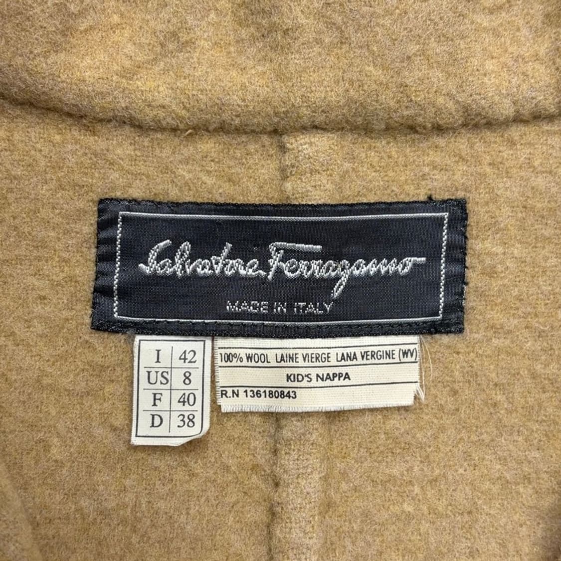 살바토레 페레가모 울 싱글코트 v2006 상품이미지6