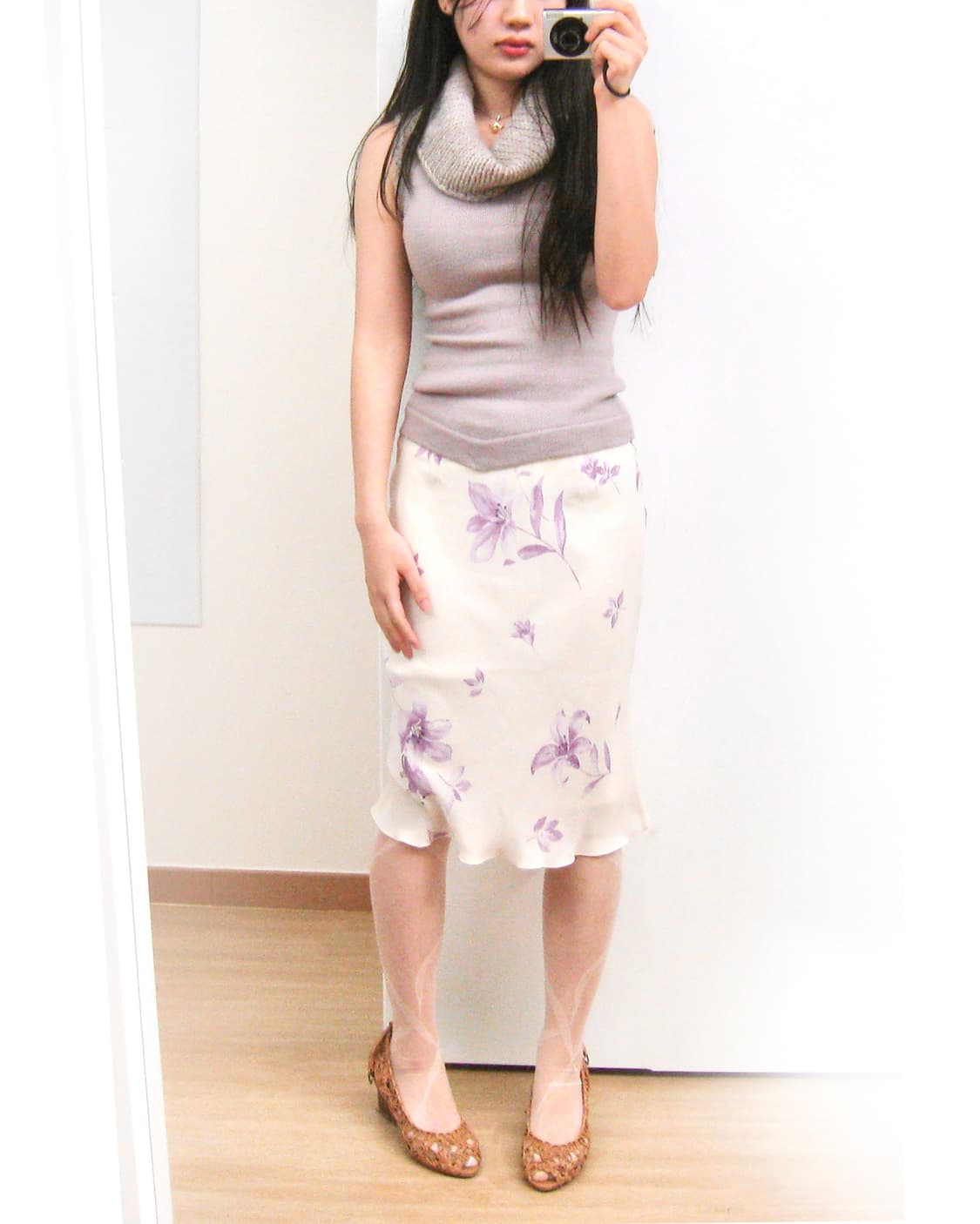 라벤더 카울 니트 상품이미지3