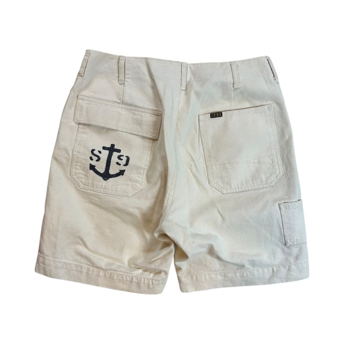 M) JPN 앵커 포인트 워크 쇼츠 오프화이트BC-008 상품이미지2