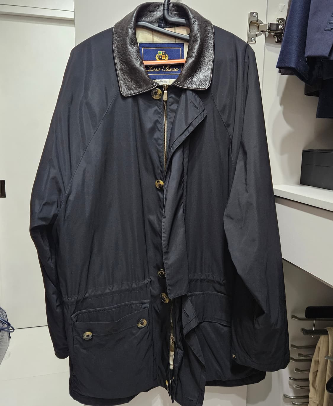 로로피아나 홀시 자켓 블랙 L 상품이미지1