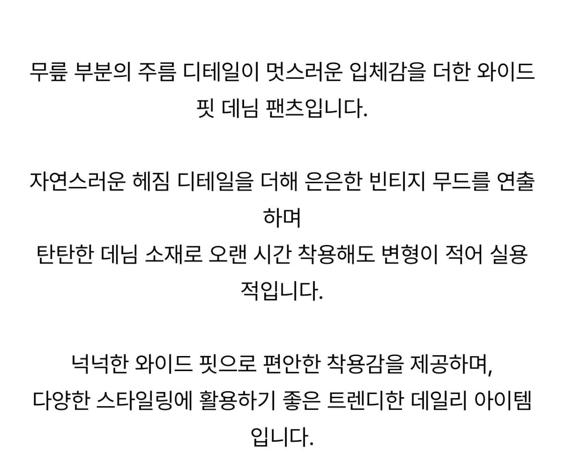 에즈이프캘리 디스트로이드 비조 팬츠 (블루 M) 상품이미지7