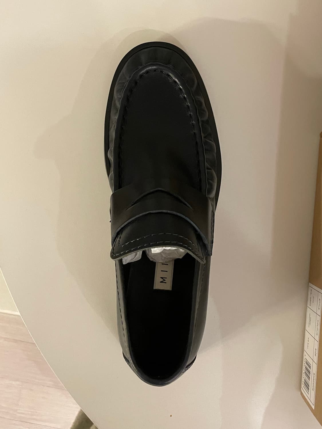 Miista zita loafers/navy leather 상품이미지5