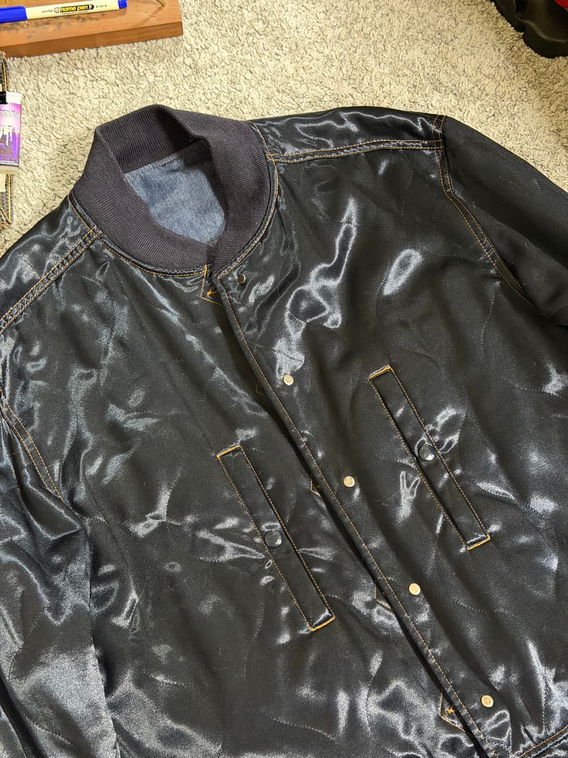 엔지니어드가먼츠 LEE 리버시블 데님 봄버자켓 - 샘플 상품이미지6