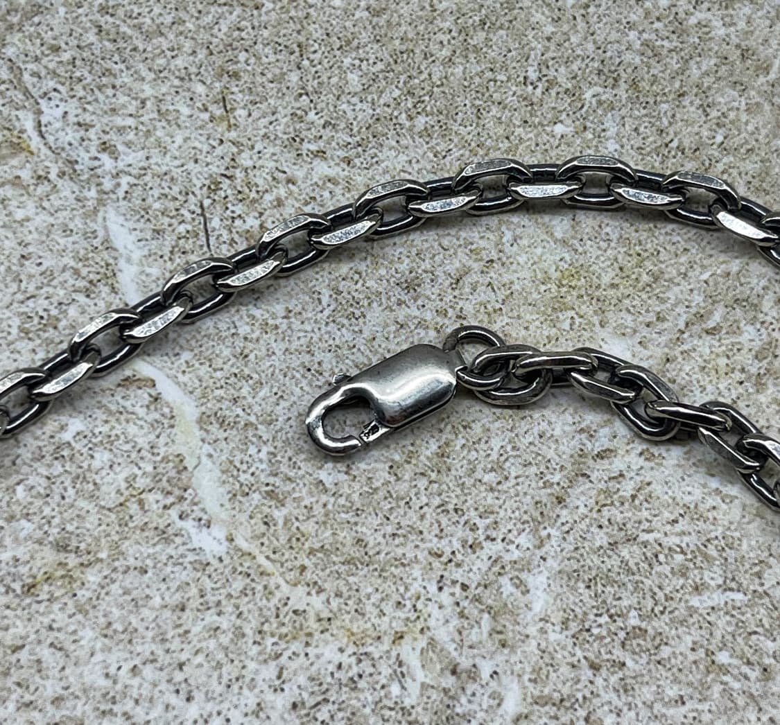 빈티지 노트링크 체인팔찌 4mm 상품이미지6