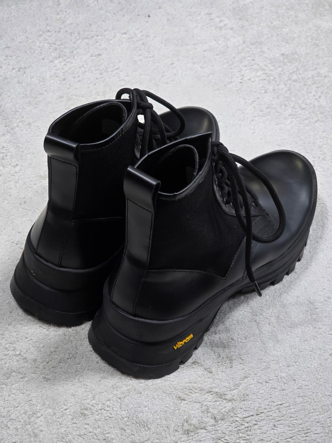 ZARA 자라 비브람 레더 부츠 블랙 270 상품이미지3