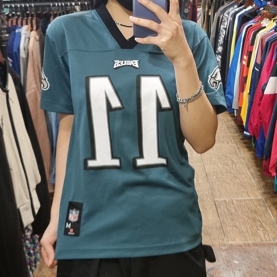 [Hi] NFL 풋볼 져지 반팔티 블루그린 상품이미지1