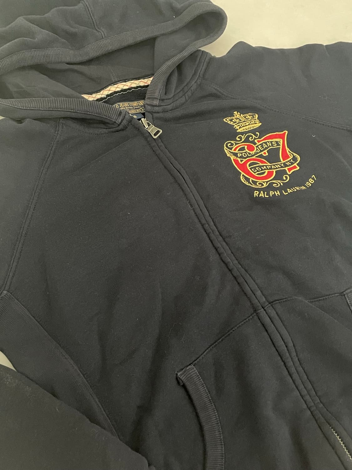 폴로 후드집업 네이비 폴로랄프로렌진스 국내유일매물 상품이미지1