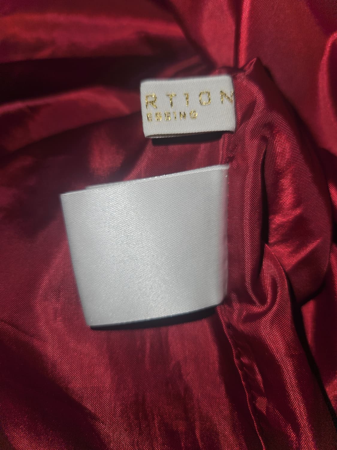 proportion 다크체리 자카드 패턴 미니 드레스 상품이미지5