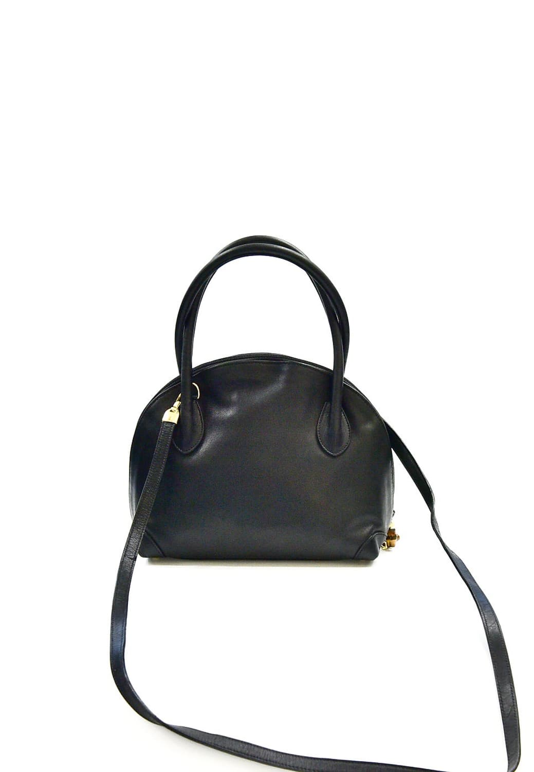 구찌 뱀부 지퍼 레더 투웨이백 (정품) 상품이미지4