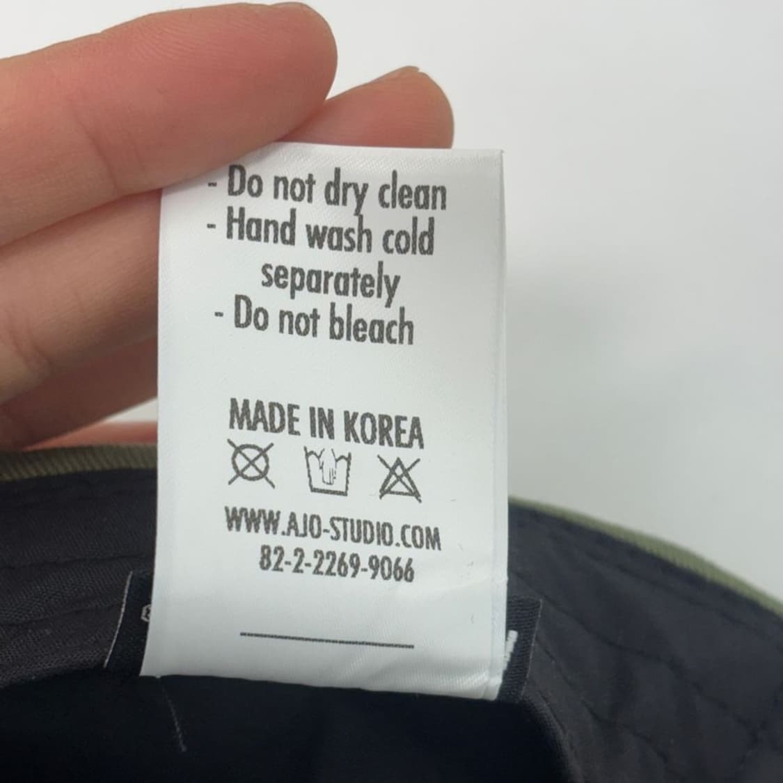 AJOBYAJO 그래픽 자수 볼캡 그린 상품이미지7