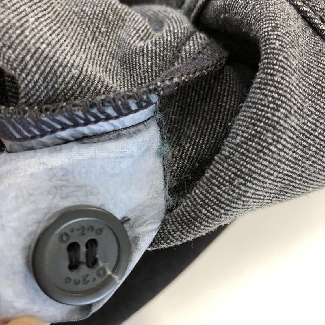 오즈세컨 흑청 데님셔츠자켓 55 상품이미지7