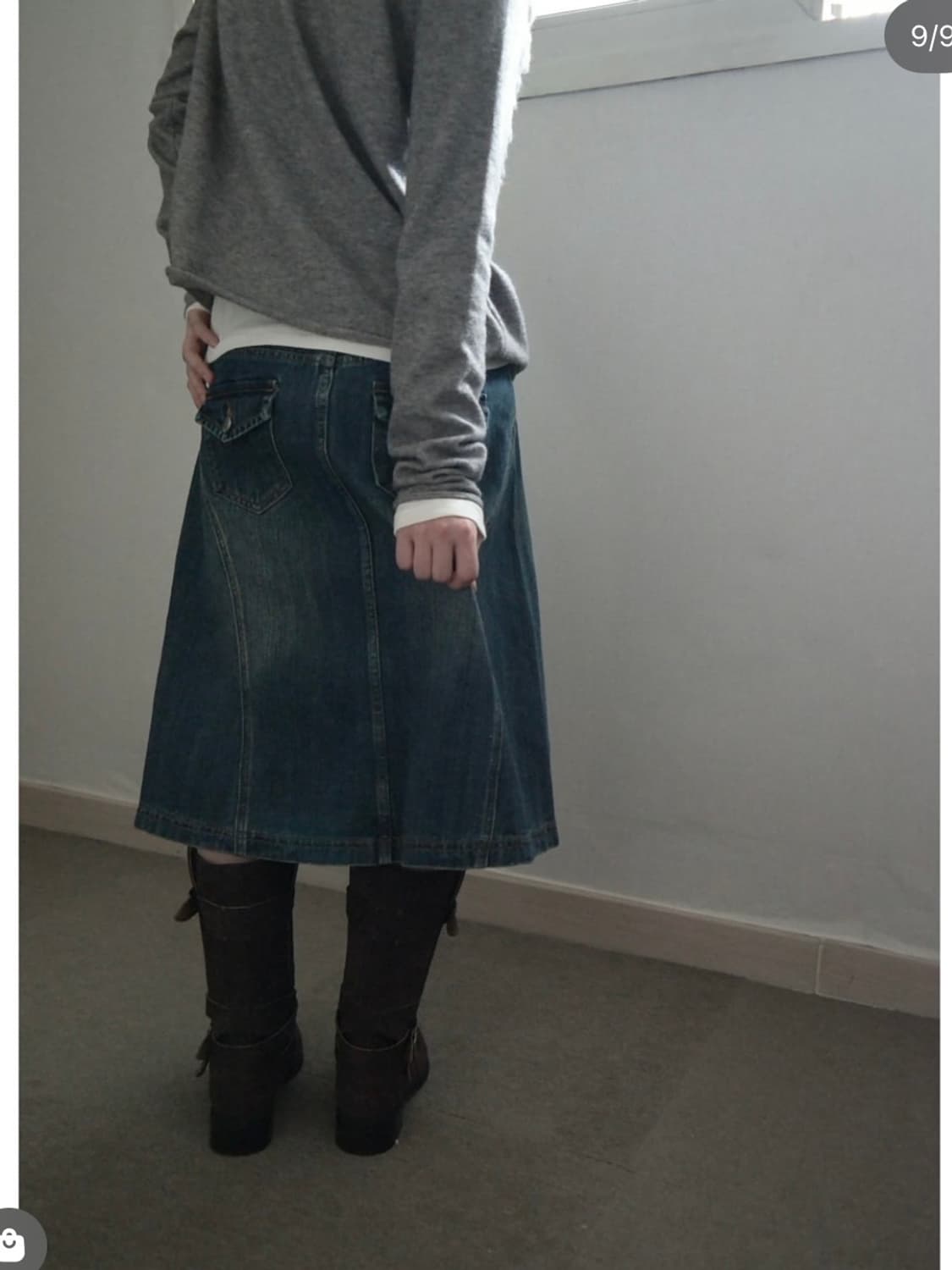에프터먼데이 데님스커트 상품이미지2