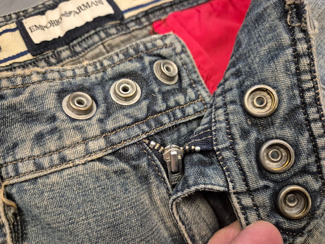 00s 엠포리오 아르마니 로우라이즈 부츠컷 팬츠 상품이미지6