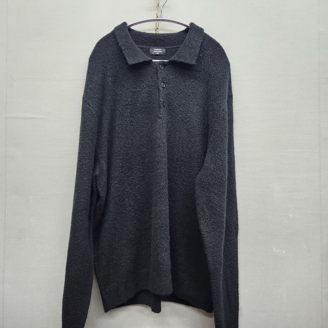 무신사스탠다드 카라 니트 2XL 상품이미지1