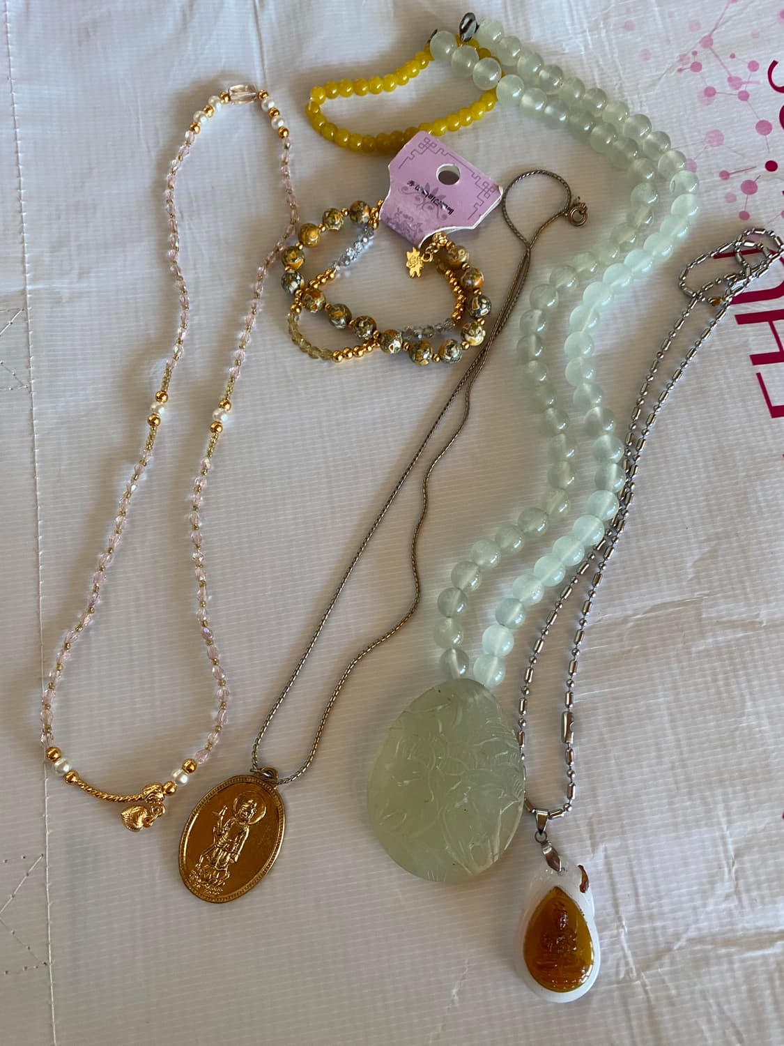 불교 부처님 목걸이 팔찌 등 일괄 상품이미지5