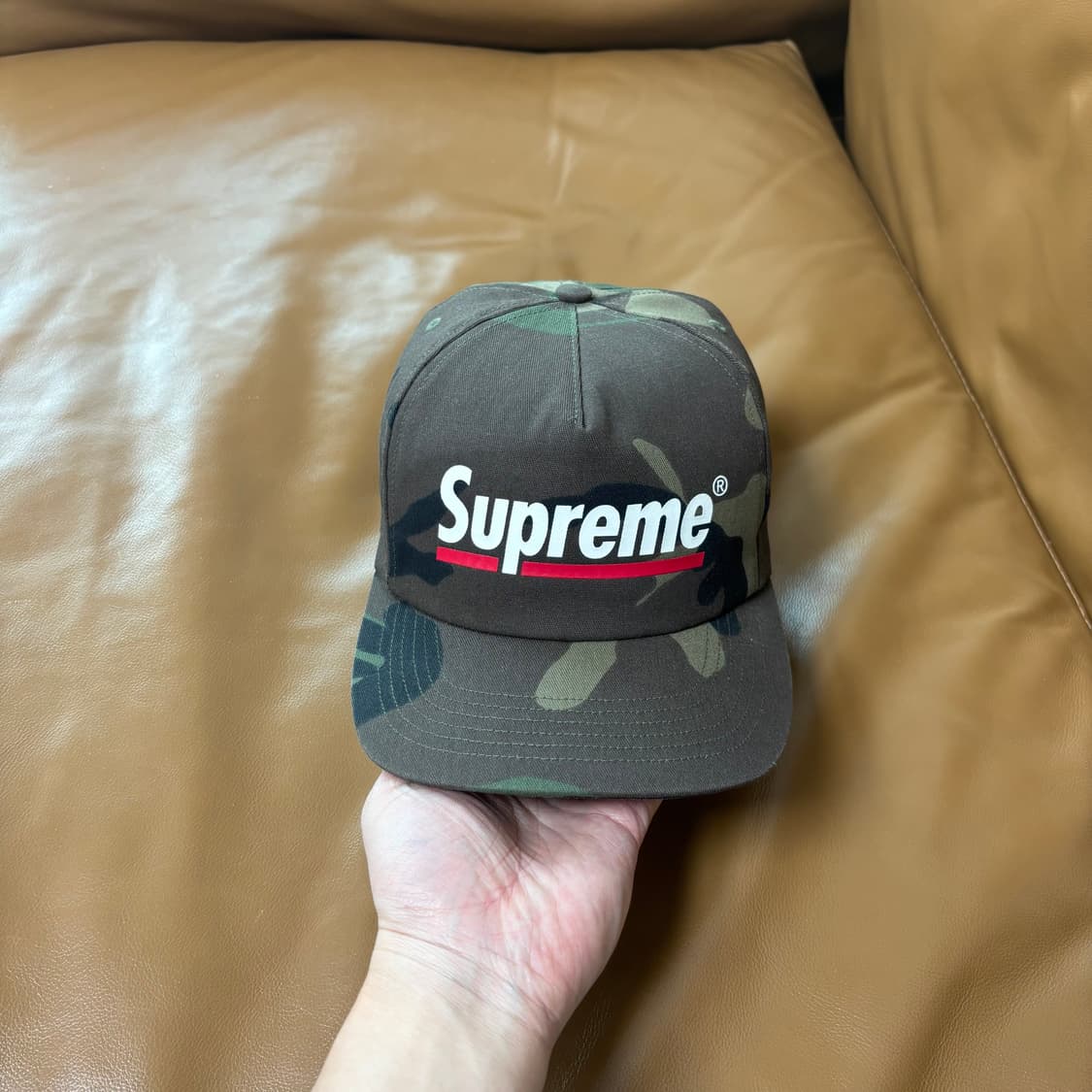 슈프림 6패널 볼캡 모자 우드랜드 카모 상품이미지2